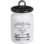 Millimi Cafes de Paris Voorraadpot - 6 x 6 x 12 cm - 160ml