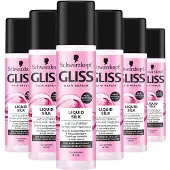 GLISS Liquid Silk anti-klit spray - voordeelverpakking 6x Haarspray