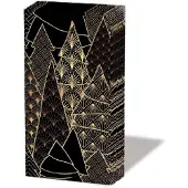 Ambiente - 6 pakjes papieren zakdoeken - Luxury trees black