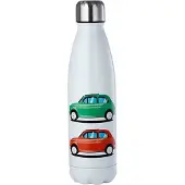Puckator Fiat 500 Retro RVS Heet & Koud Thermosfles - 500ml