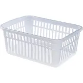Whitefurze Large opbergmand 45 cm | transparant
