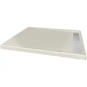 Xenz Easy-Tray douchebak 100x90x5cm pergamon