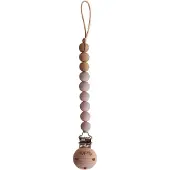 Mushie Fopspeenketting Blush | 1 stuk