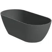 Riho Bilbao Vrijstaand Bad 170x80cm - Solid Surface Anthracite Matt - 8720702197243 - Baden - Vrijstaande Baden