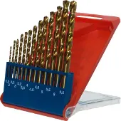 Kwb 427140 HSS Metaal-spiraalboorset 13-delig 1.5 mm, 2 mm, 2.5 mm, 3 mm, 3.2 mm, 3.5 mm, 4 mm, 4.2 mm, 4.5 mm, 5 mm M2 DIN 338 Cilinderschacht 1 stuk(s)