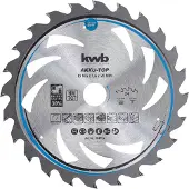 Kwb 584754 Hardmetaal-cirkelzaagblad 165 x 20 x 1 mm Aantal tanden: 24 1 stuk(s)