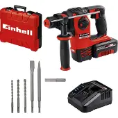 Einhell Accu Boorhamer HEROCCO Li Kit - Power X-Change - 18 V/Li-ion - 2,2 Joule - SDS-Plus - Incl. 3 boren, platte beitel en puntbeitel - Incl. E-Box - Incl. 3.0 Ah accu + lader