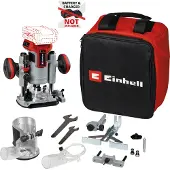 Einhell Professional Accu Boven-/Kantenfrees TP-RO 18 Set Li BL Solo - Power X-Change - 18 V/Li-ion - 6 en 8 mm spantang - Koolborstelloze motor - Incl. diverse accessoires + tas - Excl. accu en lader