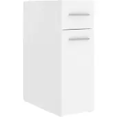 vidaXL Apothekerskast 20x45,5x60 cm bewerkt hout wit