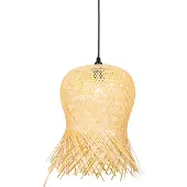 QAZQA Oosterse buiten hanglamp bamboe IP44 - Carlos
