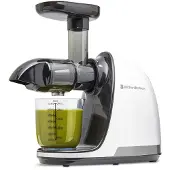 Kitchenbrothers Slowjuicer - Groenten en Fruitpers - 700ml - Wit