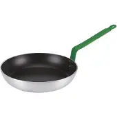HorecaTraders Lyonnaiserpan | Groen | Anti-aanbak | Aluminium | Ø24 cm | Gas, elektrisch, keramisch