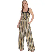 Banned - Stripe & Sail Jumpsuit - S - Geel