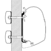 Thule Universele Luifel Adapter voor Omnistor 4900 / 5200 / 8000 Set