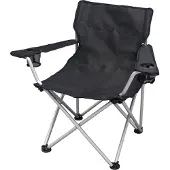 Basic Nature - Travelchair Komfort - Campingstoel zwart