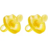 Natursutten rubberen fopspeen - 12+ maanden - Vlinder Schild - Anatomische Tuit - 2 stuks