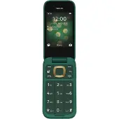 Nokia 2660 Flip, flipphone, dual SIM, 7,11 cm (2,8 inch), 0,3 MP, 1450 mAh, groen