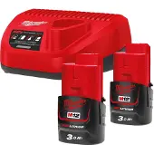 Milwaukee M12 NRG PACK 2 Accu's (4933451902)