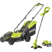 Ryobi ONE+ 18V Accu 33cm Grasmaaier & 25cm Grastrimmer kit (incl. 1x4.0Ah accu)