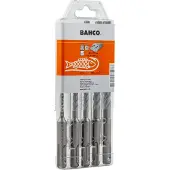 Bahco SDS+ borensets | 4-snijkanten | voor gewapend beton | 5-delig | 4651-SET-5