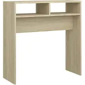 vidaXL Wandtafel 78x30x80 cm bewerkt out sonoma eikenkleurig