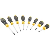 Stanley handgereedschap STHT16167-0 Cushiongrip Schroevendraaierset 8-delig: PH, Standaard, Parallel - STHT16167-0