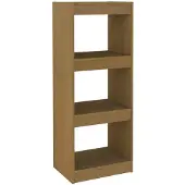 vidaXL Boekenkast/kamerscherm 40x30x103,5 cm grenenhout honingbruin