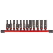 Milwaukee ShockWave Krachtdoppenset 1/4 Vierkant | lang | 12-delig - 4932480453