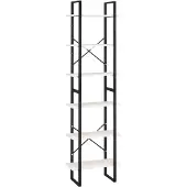 vidaXL Opbergrek 60x30x210 cm massief grenenhout wit