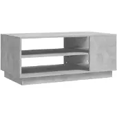 DKD Home Decor Salontafel 102x55x43 cm bewerkt hout betongrijs