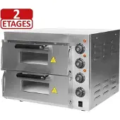 Caterchef Pizza oven, 2x 40cm pizza, 44x 56x 56 cm, 230V / 3000W
