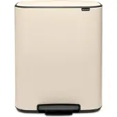 Brabantia Bo Prullenbak - 60 liter - 1 vak - Soft Beige