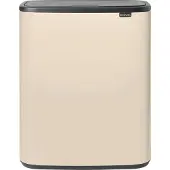 Brabantia Bo Touch Bin Prullenbak - 1 vak - 60 liter - Soft Beige