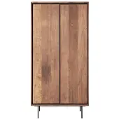 DTP Home Metropole wandkast teakhout 90x45x180cm