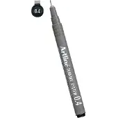 Artline Drawing System Fineliner - Doos van 12 stuks - 0.4mm Lijndikte - Zwart