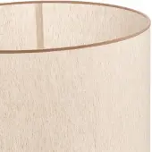 Duolla Lampenkap Roller ecru/beige Ø 50 cm hoogte 30, crème / amber, Textiel / Stof / Zijde