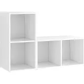 vidaXL Tv-meubelen 2 st 72x35x36,5 cm bewerkt hout wit