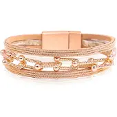 Deja Jewels Deja Bohemien Armband Link - Rosegoudkleurig