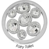 Quoins Disk Fairy Tails staal zilverkleurig Large QMOK-14L-E-CC