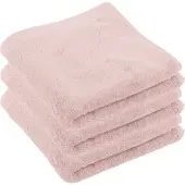 Tiseco Home Studio - Handdoek DELUX - - SET/3 - 100% katoen - 550 g/m² - 100% katoen - superzacht en zeer absorberend - 50x100 cm - Roze