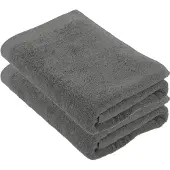 Tiseco Home Studio - Badlaken DELUX - - SET/2 - 100% katoen - 550 g/m² - 100% katoen - superzacht en zeer absorberend - 70x140 cm - Grijs