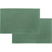 Tiseco Home Studio - Badmat DELUX - SET/2 - 100% katoen - 750 g/m² - superzacht en zeer absorberend - Rechthoek - 50x80 cm - Greenstone