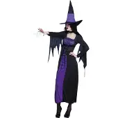 Boland - Kostuum Purple witch (36/38) - Volwassenen - Heks - Halloween verkleedkleding - Heks