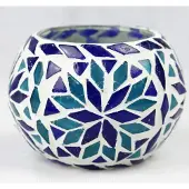 AL - Waxinelichthouder - Mozaiek - 10 cm