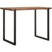 DTP Home Bar table Beam,110x150x80 cm, 5 cm recycled teakwood top (Naturel, 150x80x110cm)