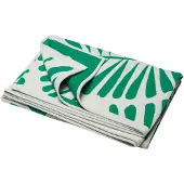 David Fussenegger LUCA cotton plaid - palm leaf 200x140 cm green