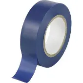 Master'In Isolatietape Blauw - Isolatie tape 15mm x 10m (10 stuks)