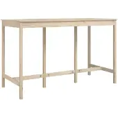 vidaXL Bartafel 180x80x110 cm massief grenenhout