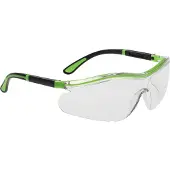 Portwest neon veiligheidsbril helder