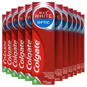 Colgate 12x Tandpasta Max White Optic 75 Ml